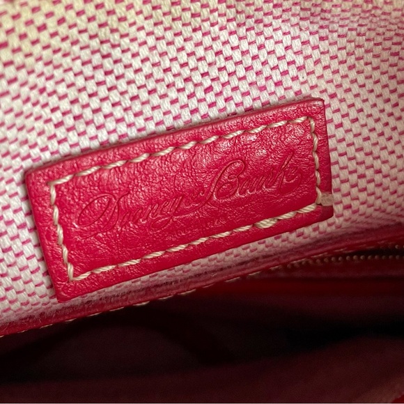 Dooney & Bourke Dillen Letter Carrier Letter Crossbody Bag Strawberry Pink - Picture 5 of 8